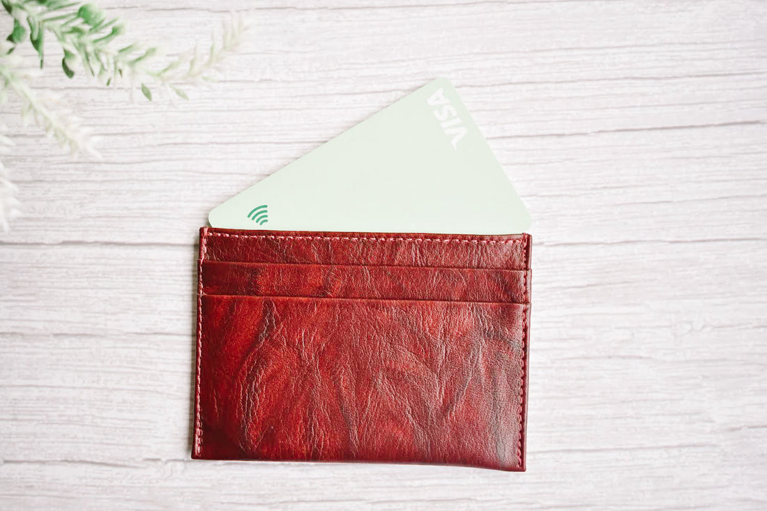 leather cardholder